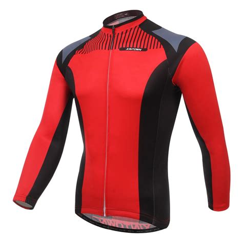 Men Outdoor Mtb Bike Jersey Cycling Team Jersey Windproof Winter