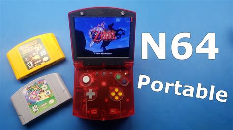 Nintendo 64 Portable N64 Sp Version 2 Funtastic Red Youtube