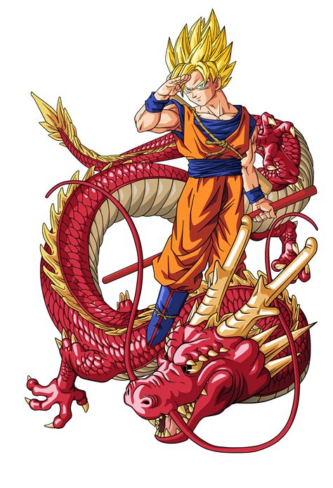 bardocksonic - Goku Super Saiyan Dragon | Cartoon dragon, Dragon ball ...