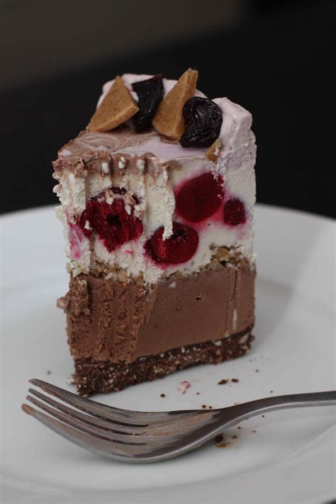 My Favorite 46: Chocolate cherry amaretto ice cream cake