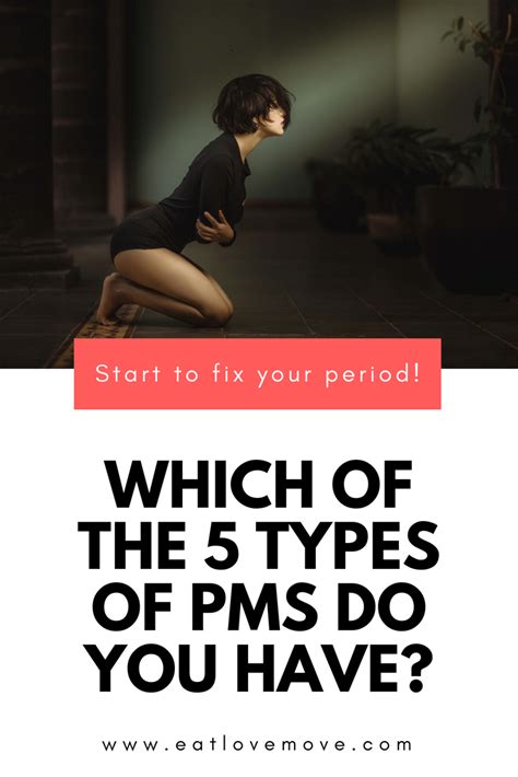 The 5 Types Of Pms Menstrual Health Hormonal Issues Pms