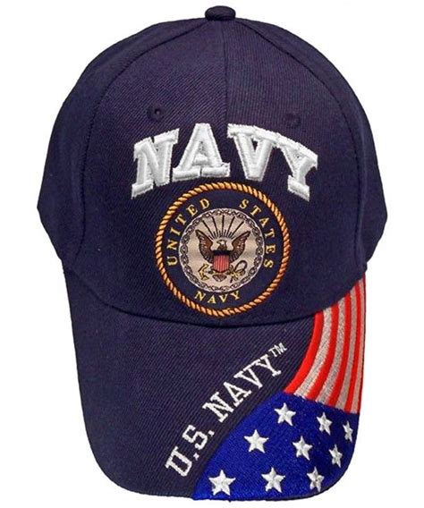 United States Navy Veteran Blue Baseball Style Embroidered Hat Ball Cap