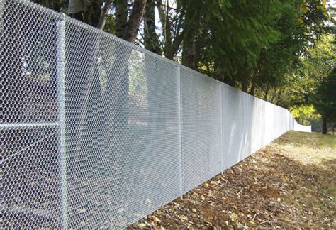 Mini Mesh Chain Link Fence High Security Defense Fencing System