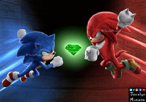 Sonic Vs Knuckles Movie V2 By Jocelynminions On Deviantart R