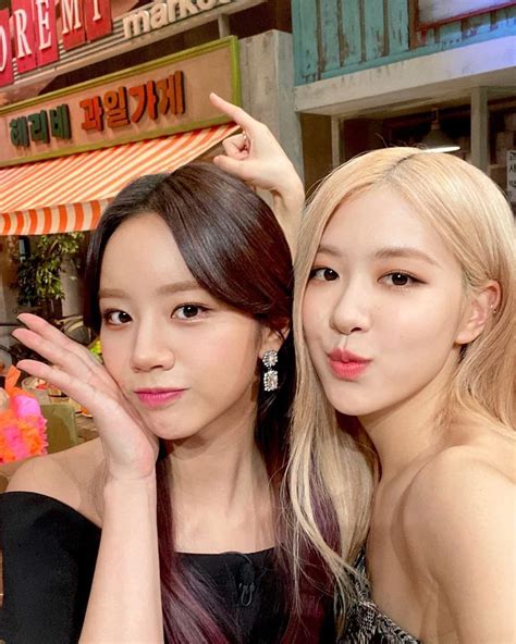 Discover more posts about girl's day, rose, on the ground, park chaeyoung, yg entertainment, jisoo, and hyeri. 7 Times BLACKPINK's Rosé and Girl's Day's Hyeri Were ...