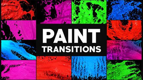 Videohive Paint Transitions After Effects 28002461