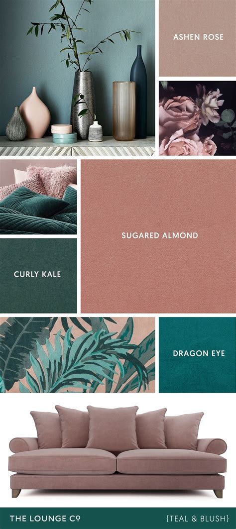 Colour Combinations Teal And Blush For A Stylish Tonal Pairing Thats