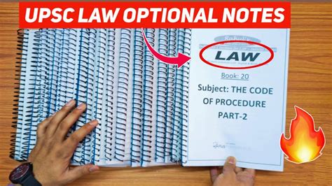 Upsc Law Optional Notes Review Rahul Ias Law Optional Notes