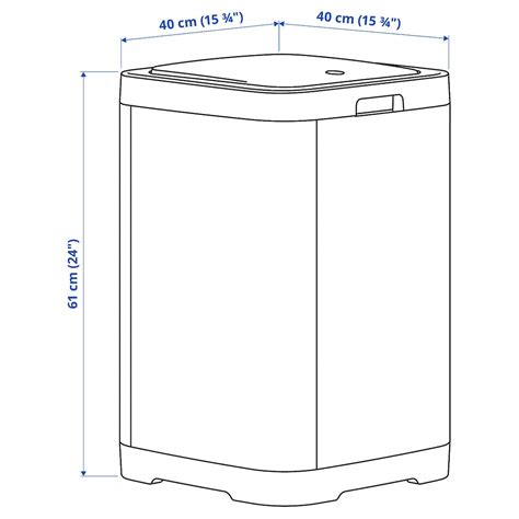 Binjpoelsvery happy with this product it's light, easy to assemble5. Buy GIGANTISK Touch Top Bin, 60 l Online UAE - IKEA