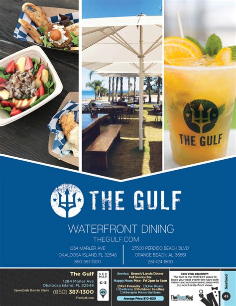 The Gulf Fort Walton Beach Okaloosa Island The Menu Mag