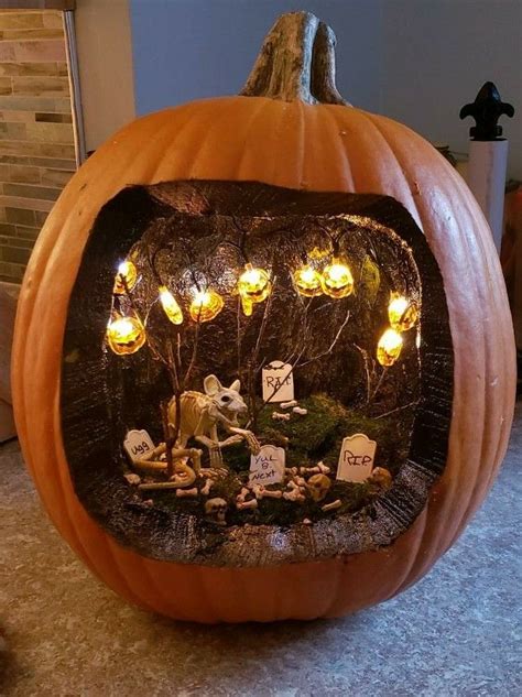 Made Myself A Pumpkin Diorama 😊 Easy Halloween