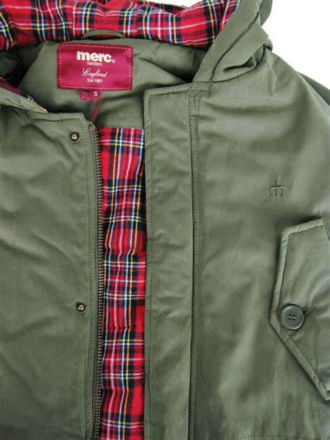 Mens Merc London Fishtail Parka M51 Style Jacket Coat Tobias Combat