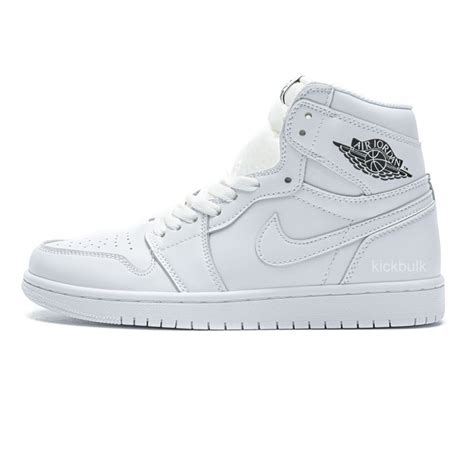 Nike Air Jordan 1 High All White 555088 111