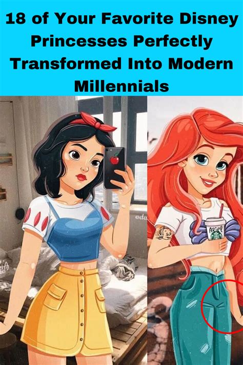 18 Of Your Favorite Disney Princesses Perfectly Transformed Into Modern