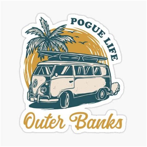 Pogue Life Once A Pogue Always A Pogue Outer Banks Stickers Etsy