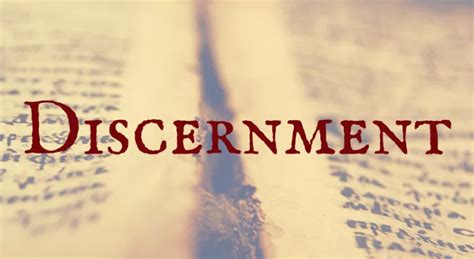 Pastoral Meanderings Discernment