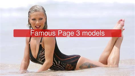 Famous Page 3 Models YouTube