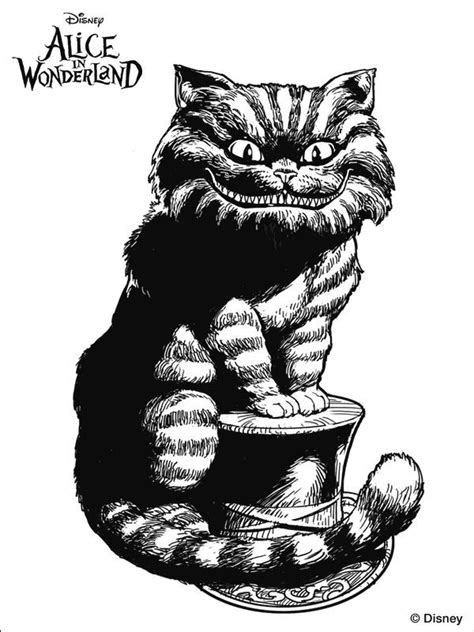 Alice In Wonderland Coloring Pages Scary Cinebrique