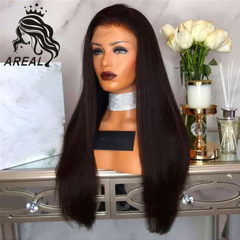250 Density Lace Front Human Hair Wigs Pre Plucked 13x6 Deep Part