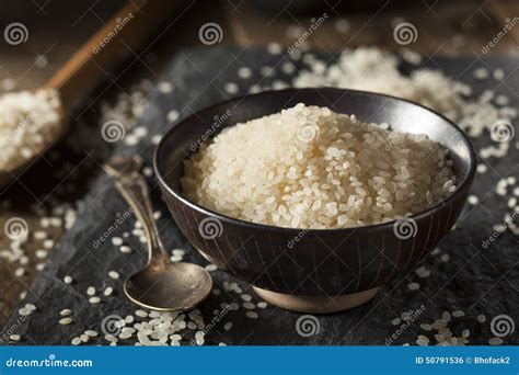 Raw White Sushi Rice Stock Photo Image Of Asian Grains 50791536