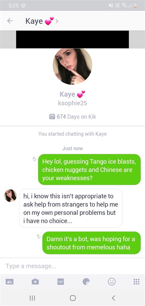 Had A Quick Chat With A Lovely Woman On Kik Rmemeulous