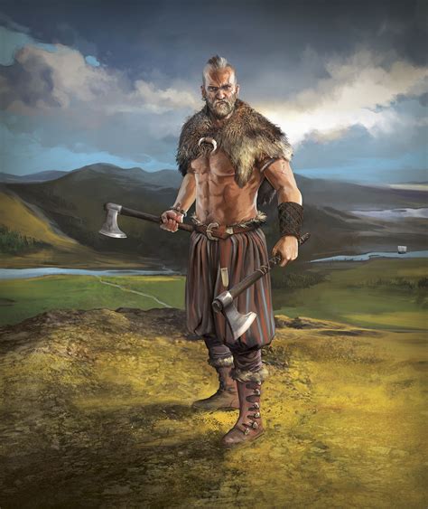 Artstation Berserk Jarek Nocon Viking Warrior Fantasy Art Men