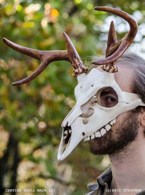 Image © Eric M Strother Skull Mask Deer Mask Mask
