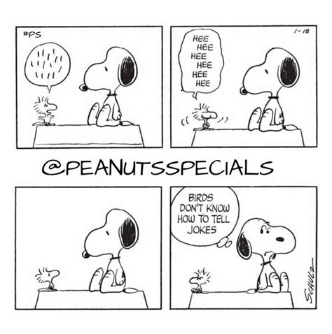 the peanuts comic strip is shown in black and white with an image of snoop s
