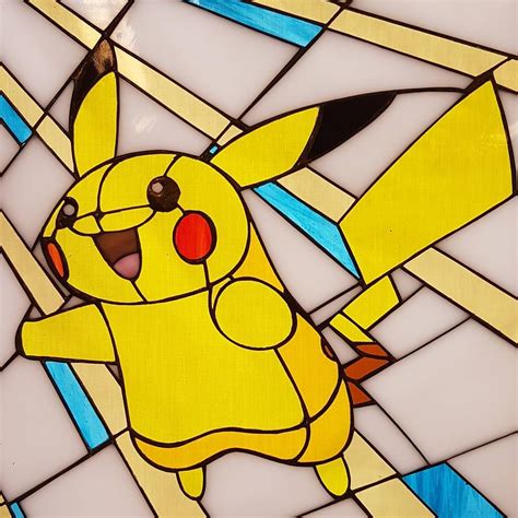 Pokemon Stained Glass Stained Glass Diy Stained Glass Designs