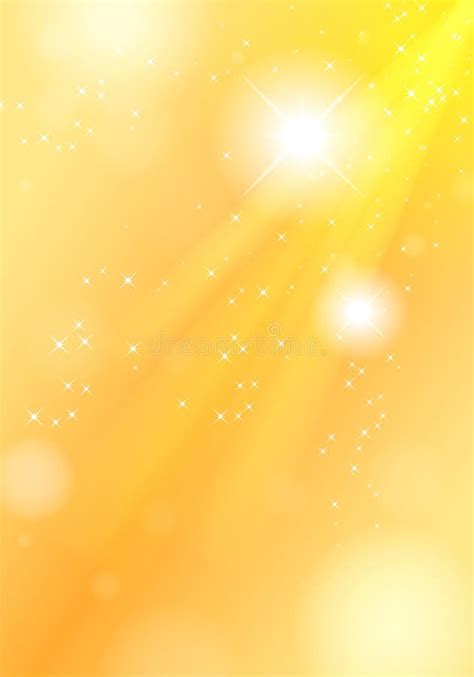 Yellow Shiny Falling Glitters Long Exposure Texture Cute Abstract