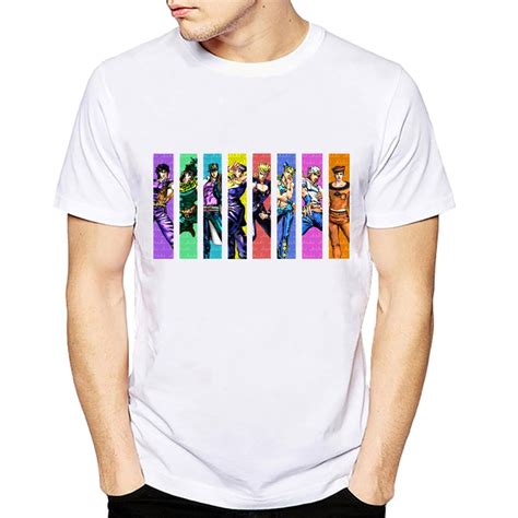Jojo Bizarre Adventure All Star T Shirt Design Manga Anime T Shirt Cool