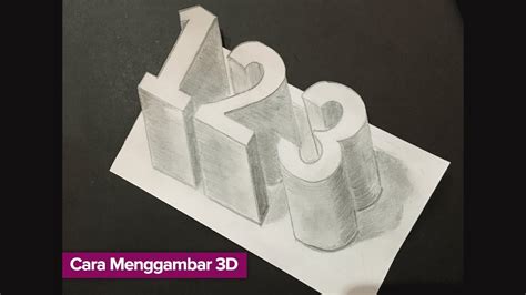 3d angka jadi