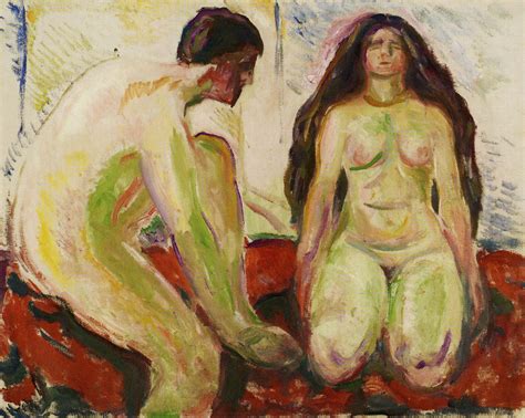 Edvard Munch Naked Man And Woman