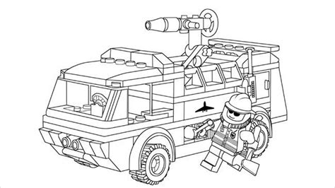 You will find realistic and detailed images of trucks in this article. Lego City Fire Truck Coloring Page | Lego coloring pages ...