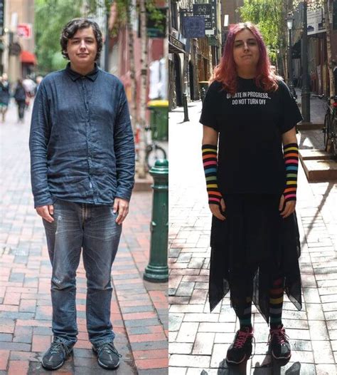 MOMENTSinTRANSITION Trans Condividono I Loro Look Prima E Dopo Gay It