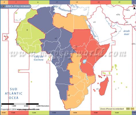 Time Zone Map Africa Daylight Savings Johannesburg Of The World Has