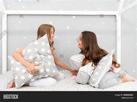 Pillow Fight Pajama Image And Photo Free Trial Bigstock