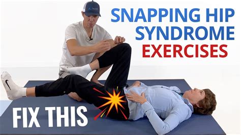 4 Exercises To Fix Internal Snapping Hip Syndrome Psoas Strengthening Youtube