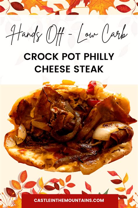 Drizzle with the melted butter and sprinkle the garlic salt and black pepper over all. Easy Melt in your Mouth Crock Pot Philly Cheese Steak- 3 NC