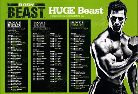 Printable pdf body beast workout sheets to track your body beast workouts. Body Beast Workout - Real Women's Body Beast Review