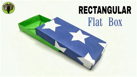 Rectangular Flat Box Origami Diy Tutorial By Paper Folds 837