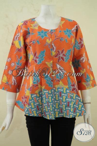 Baju batik remaja modern putri p887. Pakaian Batik Remaja Putri, Baju Batik Solo Desain Masa ...