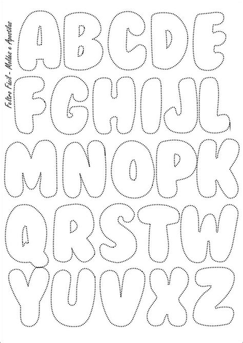 Bubble Letter Template Free Printable Letters And Numbers A Z For