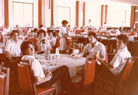 Fallsview dining room, niagara falls; Kutsher's waitstaff in the dining room circa 1976 ...