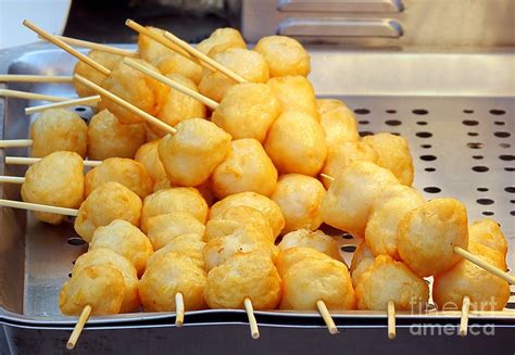 Fried Chinese Fish Balls Photograph By Yali Shi