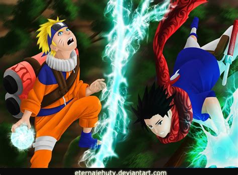 Naruto Vs Sasuke By Eternajehuty On Deviantart