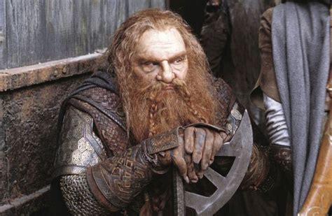 John Rhys Davies As Gimli In The Lord Of The Rings O Senhor Dos Anéis