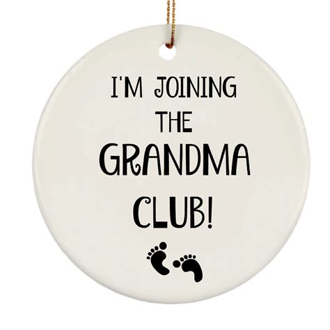 Grandma T Basket Idea New Grandma Ornament Proud To Be Etsy
