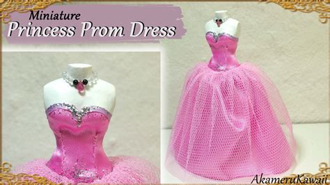 miniature prom dress for dolls fabric tutorial miniature dress doll dress patterns dress