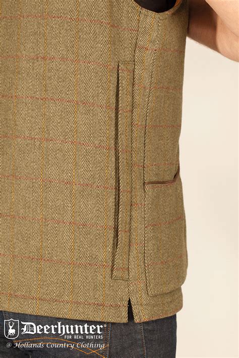 Deerhunter Woodland Tweed Waistcoat Hollands Country Clothing